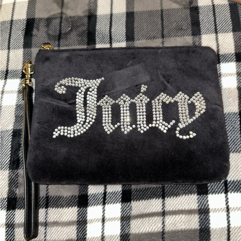 Juicy Couture Black Label Velvet Pouch